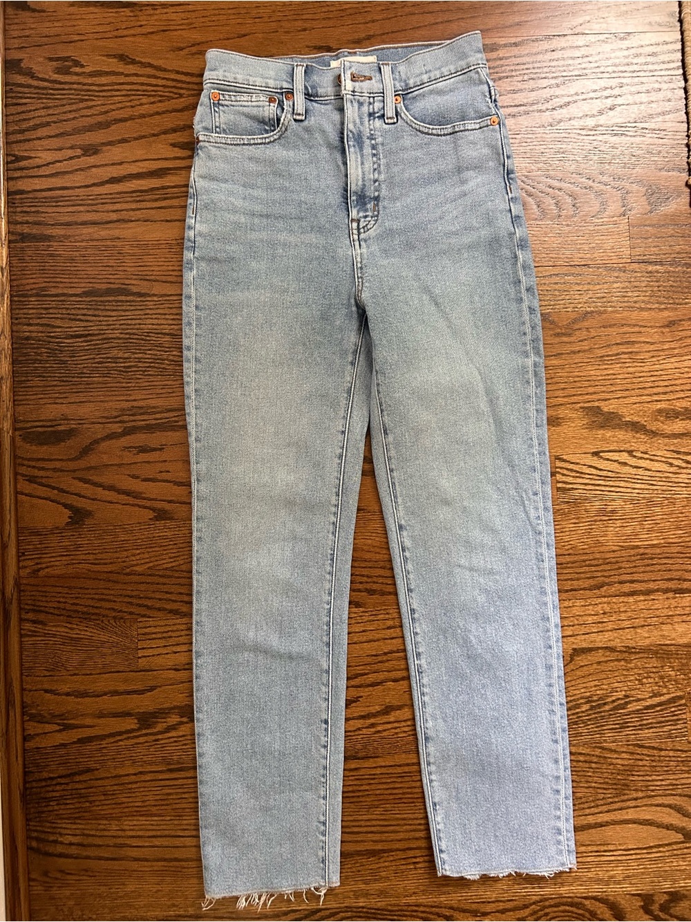 Madewell Mom-Jean High-Rise Light Blue Women's Jeans